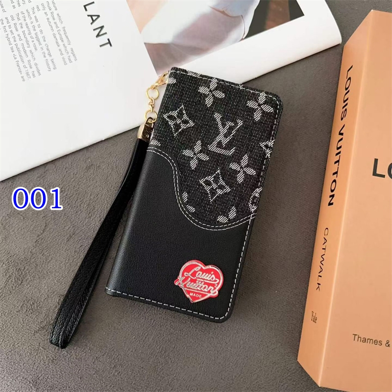 手帳 型 iphone 18/18pro ケース ルイ ヴィトン アイフォン 17 ケース ブランド iphone 16/15 ケース 手帳 型 ハイ ブランド iphone14pro/13 ケース ストラップ スマホ ケース iphone12/11 - 画像 (3)
