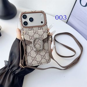 iPhone ケース ハイ ブランド メンズ iPhone17 ケース 人気 ブランド 女子 スマホ ショルダー 海外 かわいい iPhone 16/15pro ケース ストラップ付き ケータイ ケース iPhone 14/13promax ケース カード 収納