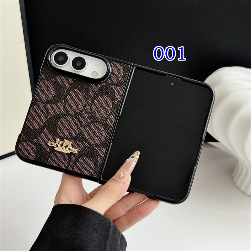 スマホ ケース iphone fold ケース ハイ ブランド コーチ COACH iPhone 18 ULTRA ケース 韓国 おしゃれ アイフォン ウルトラ カバー 芸能 人 iPhone 折り畳み ケース 人気 女子 - 画像 (2)